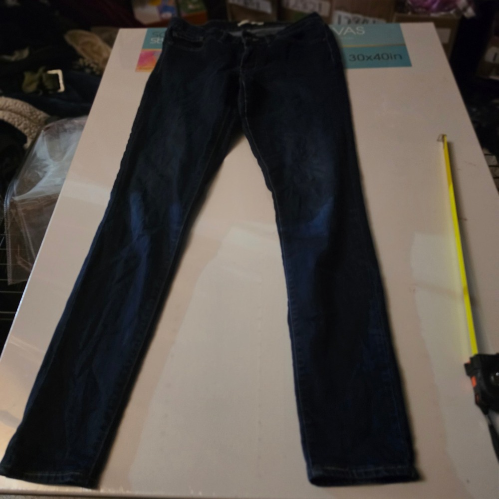 Levis 711 Skinny Jeans Womens 30 Dark Wash Denim Mid Rise 18881-0164